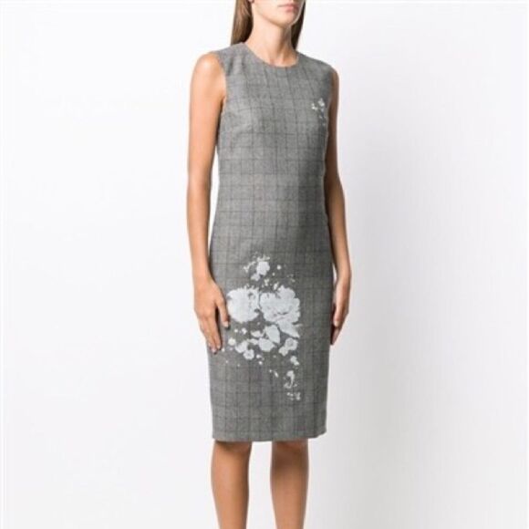 Boutique Moschino Check Pencil Dress - Picture 1 of 2